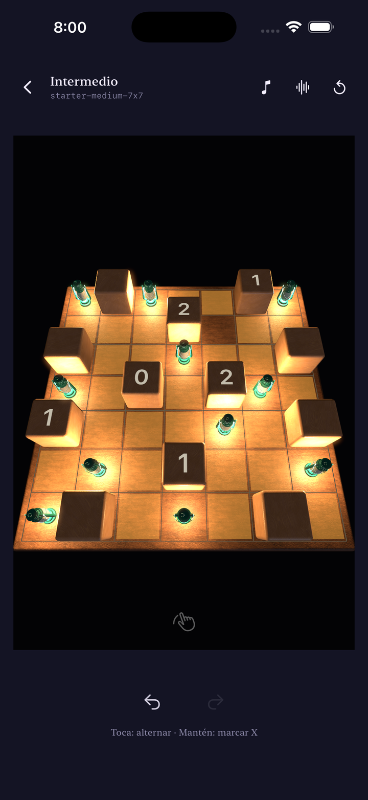 Solving a puzzle on the 3D board