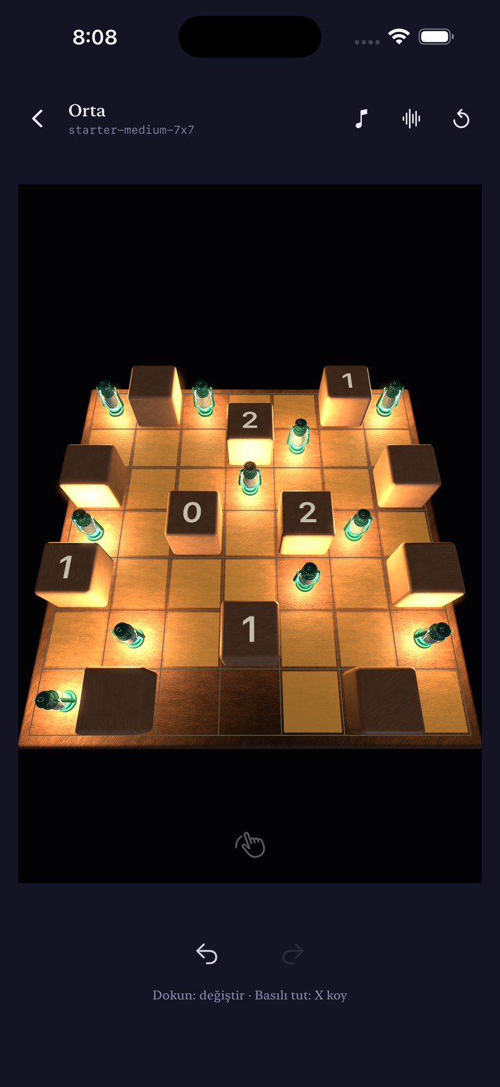 Solving a puzzle on the 3D board